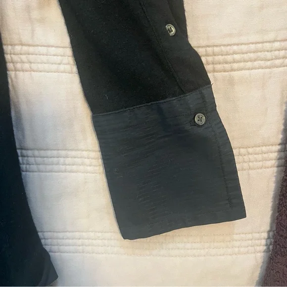 Ralph Lauren Black Wool Shirt mini Dress or Tunic - Picture 5 of 9